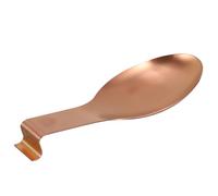 GLEAVI Almohadilla para Cucharas de Cocina de Acero Inoxidable Dorado, Soporte Grueso y Grande para Cucharones, Adecuado para Mantener Ordenada la Encimera Cocina