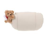 GLEAVI Cojín para Reposacabezas de Coche con Oso de Peluche Almohada Ergonómica para Cuello Soporte Cervical para Viajes Largos y Silla de Oficina Cojín de Apoyo Cabeza