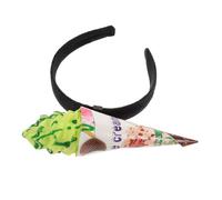 GLEAVI Diadema De Helado De Matcha Tocado Divertido Para Fiestas Festivales y Cosplay Accesorio De Fotografía Lindo Cabello Para Decoraciones y Suministros De Fiesta