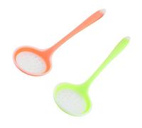 GLEAVI Escurreplatos sobre Fregadero Plegable de Silicona 2 Piezas, Utensilios de Cocina Resistentes y Fáciles de Limpiar para Filtrar y Colar Alimentos Color Aleatorio