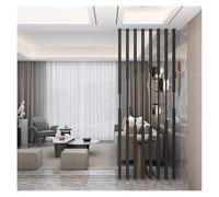 GLETSF Screen Column Separation,Room Screens Partition Column 1.6-7.9Ft Tall Metal Room Divider Post,Room Separator Space Decor Divider Column,Wall Partition Post For Apartments-Black-5.25ft/160cm