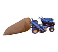Glewi Bolsa de recogida de hojas para tractor de jardín, 97 x 55 pulgadas, de algodón, color beige (beige)