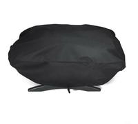Glewi Cubierta para parrilla de barbacoa Weber Q1000 Q2000 Q200, protección Oxford 210D impermeable, almacenamiento al aire libre a prueba de polvo, negro, 69 x 46 x 33 cm (210D84 x 51 x 38 cm)