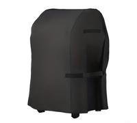 Glewi Cubierta para parrilla Oxford 210D, impermeable, resistente al viento, resistente a los rayos UV, 77 x 67 x 110 cm para Weber para barbacoa de carbón de gas Landmann (con asa)