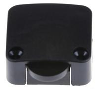 Glewi Interruptor de puerta de reinicio automático para armario y armario, luz de bisagra de encendido automático, sensor compacto ABS negro para puertas correderas de muebles (negro)