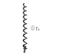 Glewi Kit de eje de barrena en espiral de 23 pulgadas para 1000/1100 para chef de campamento, barra de empuje cuadrada de acero con buje de motor para reparación de parrilla de pellets (17 pulgadas)