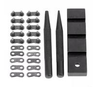 Glewi Kit de interruptor de cadena de motosierra de 3/8 pulgadas, con 10 eslabones maestros para MS380 MS460 MS660 herramienta de reparación profesional para barras de 18 a 24 pulgadas