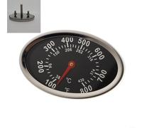 Glewi Termómetro de sonda corta de acero inoxidable para horno, parrilla y barbacoa, escala dual Celsius/Fahrenheit, 7,5 x 4,7 cm para esfera para asar pollo de pato (A)