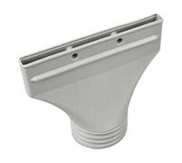 GLFLOW Adaptador de manguera de escape de ventana plana para aire acondicionado portátil y secadora con 4 pestañas de bloqueo 22 x 25 cm, color gris