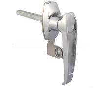 GLFLOW Cerradura de puerta de aleación de zinc con manija, para candado para caja de distribución, panel de control y archivador