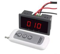 GLFLOW Controlador de motor CC 6V-24V 5A para regulador de intensidad pwm con control remoto RF inalámbrico, control reversible para motores