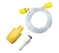 GLFLOW Juego de conectores de manguera para Karcher para limpiador de vapor PUZZI 8/1 10/1, tubo de agua de 25 m con adaptador amarillo, sustituye a 4446-0230