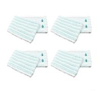 GLFLOW Paquete de 4 fundas de microfibra para mopa Leifheit para PROFI XL y Cotton Plus, almohadillas lavables y reutilizables para madera dura para limpieza de azulejos laminados