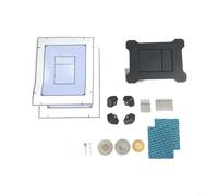 GLFLOW Placa de presión de azulejos ocultos (todos los modelos), actuador de placa de empuje invisible sin costuras para renovación de baño y sistema de descarga moderno (4 papeles)