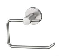GLFLOW Toallero de mano de cocina con soporte para inodoro de acero | Portarrollos de papel higiénico redondo o cuadrado para uso en interiores de baño (redondo B)