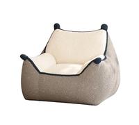 GLigeT Salas de Estar Silla Tipo puf, Tumbona Individual, Asiento en el Suelo for Zonas de salón, Sentado y reclinado(Grey)