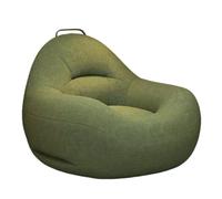 GLigeT Salas de Estar Sofá balcón puf Tatami Silla Nido Individual Perezoso pequeño sofá Dormitorio(Green)