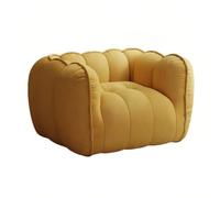 GLigeT Salas de Estar Sofá Lazy Bean Bag, sillón Individual, sofá pequeño reclinable for Tomar una Siesta y Relajarse(Yellow)