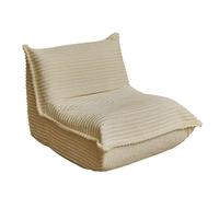 GLigeT Salas de Estar Sofá Perezoso for Dormitorio y balcón, sofá reclinable, Asiento Individual(Blanco)