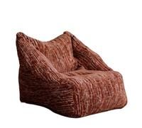 GLigeT Salas de Estar Sofá Tipo puf Individual for Dormitorio y balcón, sofá Perezoso de Suelo Tatami, Asiento salón(Bruin,Grande)