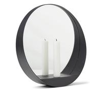 Gejst Espejo / Candelabro Glim Ø28 cm negro