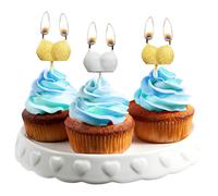 Glittaretti - set de velas forma pecho - pack 3 unidades