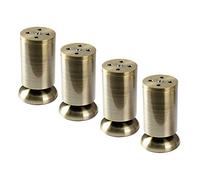 GLJTUO 4 Patas De Muebles Antiguos De Bronce Verde, Patas De Mesa De Aleación De Aluminio, Patas De Soporte para Muebles, Gabinete De TV, Sofá, Mesa De Café, Accesorios De,Gold-100mm