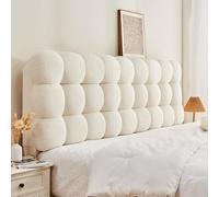 GLMGBP Funda para cabecero de Cama, cojín de Lectura, Funda tapizada, Protector de cabecera de Cama Acolchado de Terciopelo de algodón para niños y Adultos, decoración de Dormitorio Individual, DOB