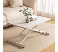 GLMGBP Mesa de Centro elevable, Multifuncional, de Altura Ajustable y con Patas de Metal para Sala de Estar, Comedor, Oficina o Escritorio móvil.