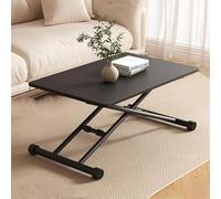 GLMGBP Mesa de Centro elevable, Multifuncional, de Altura Ajustable y con Patas de Metal para Sala de Estar, Comedor, Oficina o Escritorio móvil.