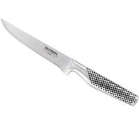 GLOBAL Cromova: Cuchillo de acero inoxidable Yoshikin, fabricado en Japón. Cuchillo de carnicero, hoja fija, 15 cm