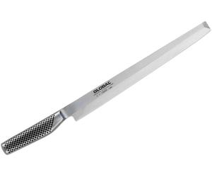 GLOBAL Cromova: Cuchillo de acero inoxidable Yoshikin, fabricado en Japón. Cuchillo grande para pescado, ideal para sushi, con filo "Tako", de 30 cm