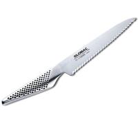 GLOBAL Cromova: Cuchillo para pan, 15 cm, para zurdos, fabricado en acero inoxidable Yoshikin, Japón