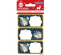 Global gift 12 x pegatinas navideñas ? Ángeles de navidad
