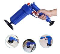 Globalmix Desatascador tuberias,Bomba de Drenaje Profesional de Aire comprimido Herramienta neumáticas,para baño y Cocina, Inodoro, bañera de Limpieza de desagües,con 4 Accesorios Globalmix GT501