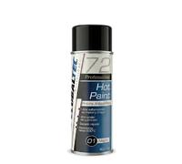 GLOBALTEC PROFESSIONAL Pintura Anticalórica Negra Mate Spray 400 ml | Resistente 600°C para Pinzas de Freno, Tubo de Escape y Motor | Alta Adherencia, Anticorrosión y Secado Rápido