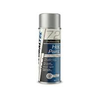 GLOBALTEC PROFESSIONAL Pintura Anticalórica Spray Gris Plata 600°C para Pinzas de Freno y Motor - Alta Temperatura, Anticorrosión y Acabado Metálico - 400ml