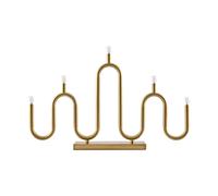 Globen Lighting Candelabro de Adviento Noel 5 Latón cepillado