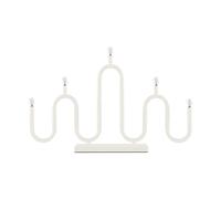 Globen Lighting Candelabro de Adviento Noel 5 Marfil blanco