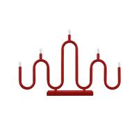 Globen Lighting Candelabro de Adviento Noel 5 Rojo