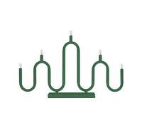Globen Lighting Candelabro de Adviento Noel 5 Verde