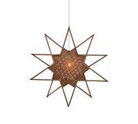 Globen Lighting Estrella de Adviento Karin Ø70 cm marrón