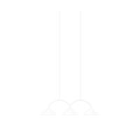 Globen Lighting Lámpara colgante Curve 3 Blanco