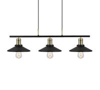Globen Lighting Lámpara colgante Disc 3 negro