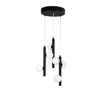 Globen Lighting Lámpara colgante Pearl 3 negro