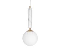 Globen Lighting Lámpara colgante Torrano 15 cm blanco