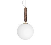 Globen Lighting Lámpara colgante Torrano 30 cm marrón