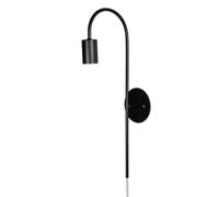 Globen Lighting Lámpara de pared Grace negro