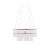 Globen Lighting Lámpara de teco Hook 60 Latón cepillado claro