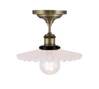 Globen Lighting Plafón Cobbler 25 cm blanco
